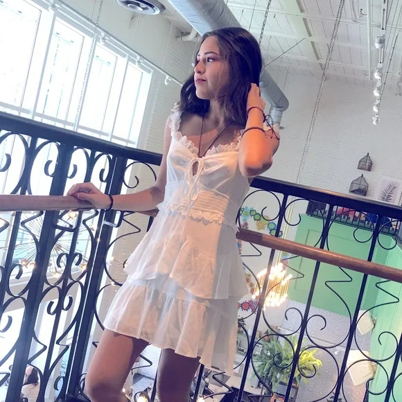 Little white summer dress - Picture 1 of 2